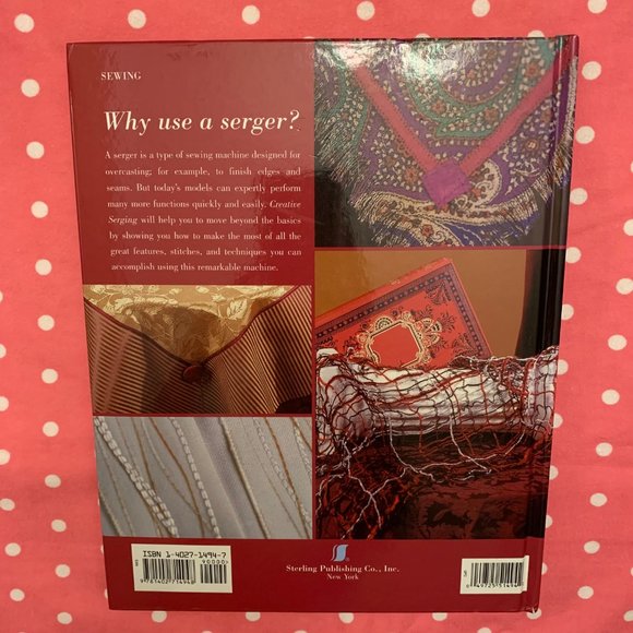 BOOK Creative Serging, Hardcover - Picture 12 of 12
